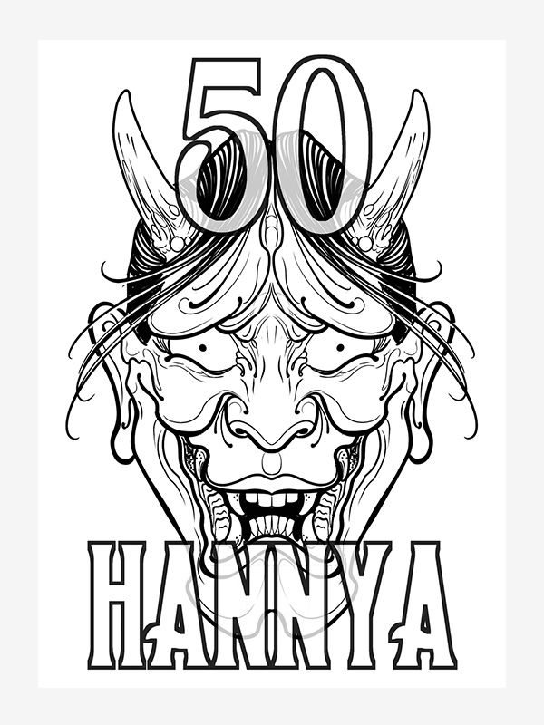 50 Hannya by Ben Lucas