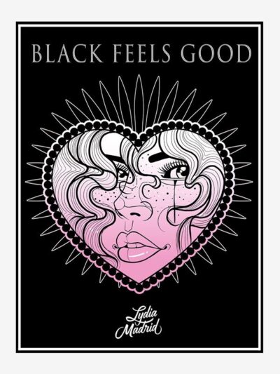 Black feels good by Lydia Madrid