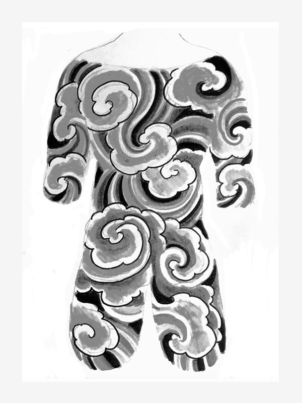 Mikiri and elements in Japanese Tattoo Design by Jamie MacPherson