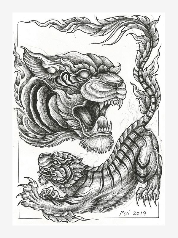 Thai Art Tigers Volume 3 by Pui
