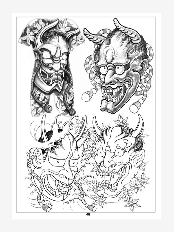 Japanese tattoo designs and sketches by Aaron Bell