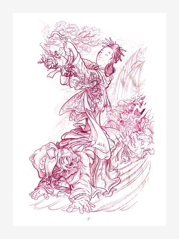 Sk123 Tattoo Drawing by Jee Sayalero