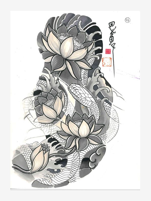 Bodhi in Japanese Tattoo Designs