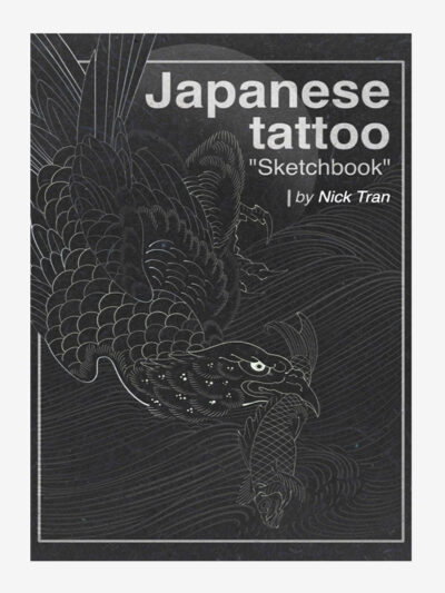 Japanese tattoo Sketchbook by Nick Tran