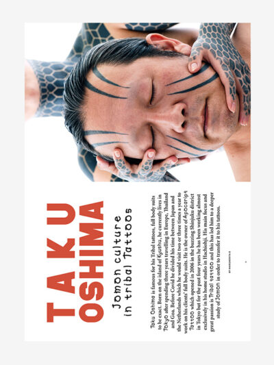 Chat at the top with the Japanese tattoo artist Taku Oshima
