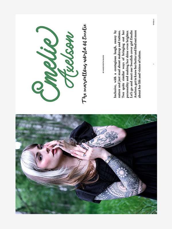 Cover Model Emelie Axelson