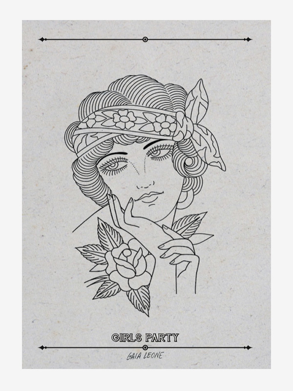 Girls Party Linebook by Gaia Leone