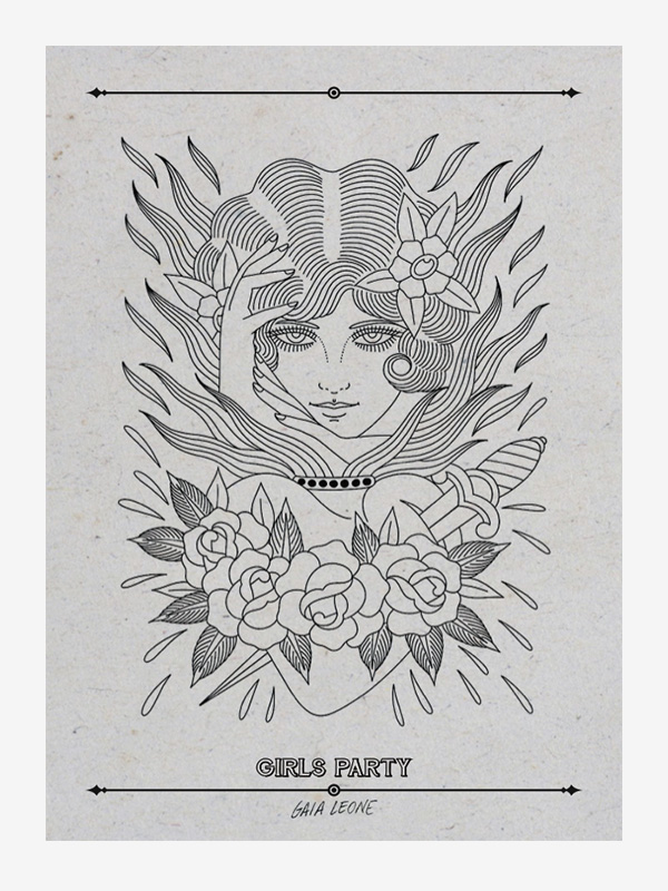 Girls Party Linebook by Gaia Leone