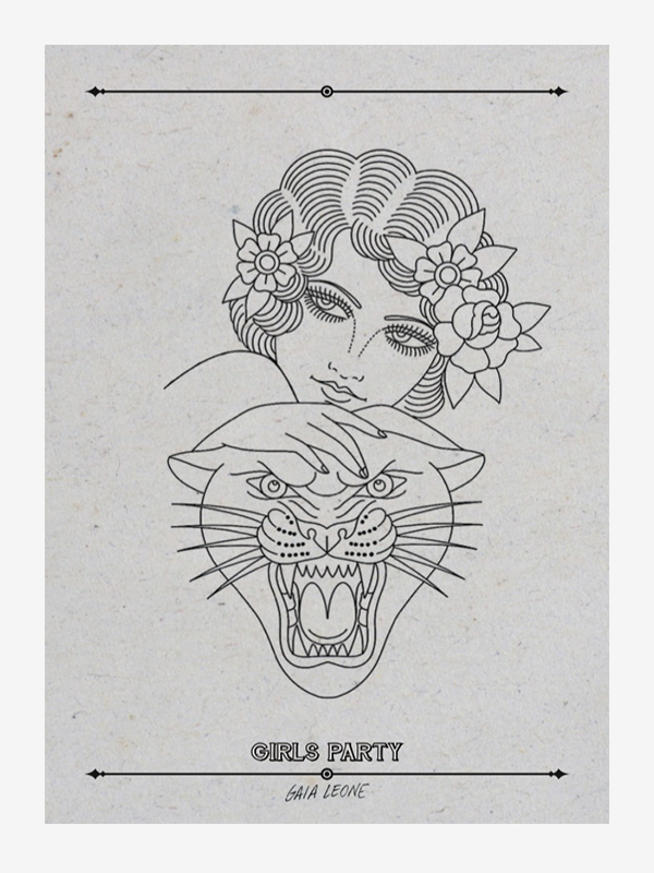 Girls Party Linebook by Gaia Leone