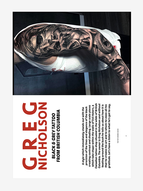 Tattoo Life Magazine 141 (March/April 2023): Chat at the top with Greg Nicholson