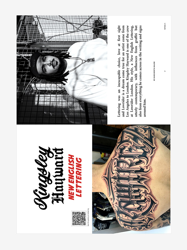 Tattoo Life Magazine 141 (March/April 2023): Kingsley Hayward New English Lettering