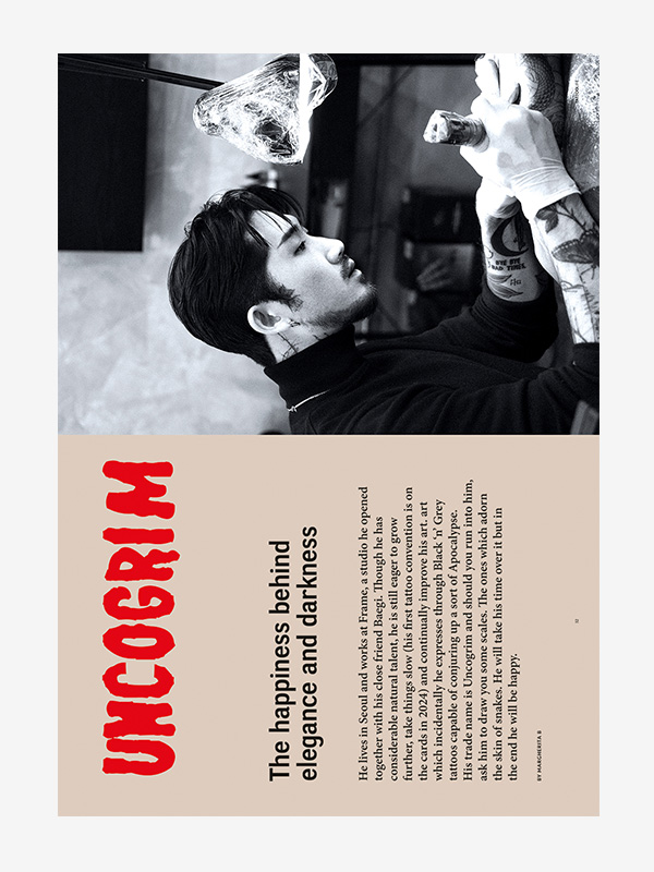 Uncogrim, Tattoo Life Magazine 142 (May/June 2023)