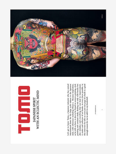 Chat at the top with the Japanese tattoo artist TOMO, Tattoo Life Magazine 142 (May/June 2023)
