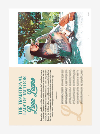 Luna Lucero, Tattoo Life Magazine 142 (May/June 2023)