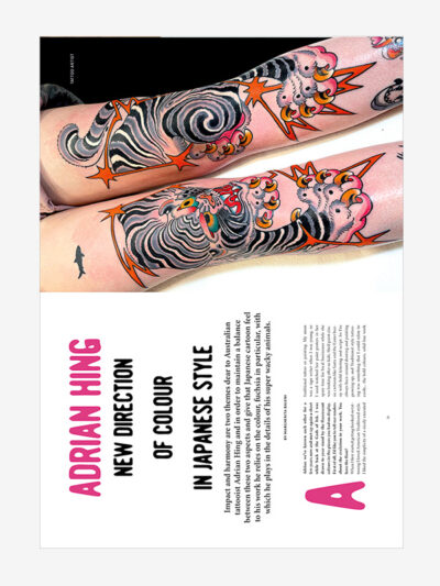 Adrian Hing, Digital Tattoo Life Magazine 144 (September-October 2023)