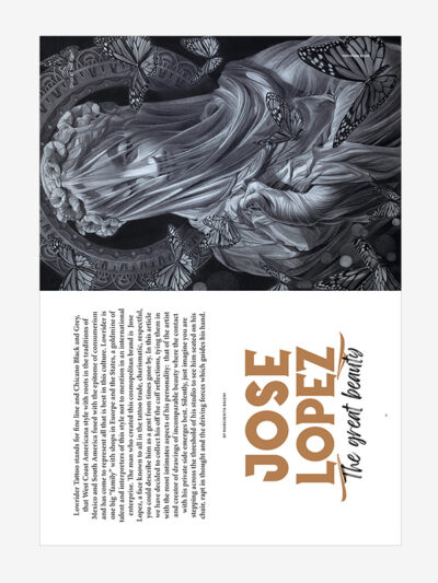 Jose Lopez, Digital Tattoo Life Magazine 144 (September-October 2023)