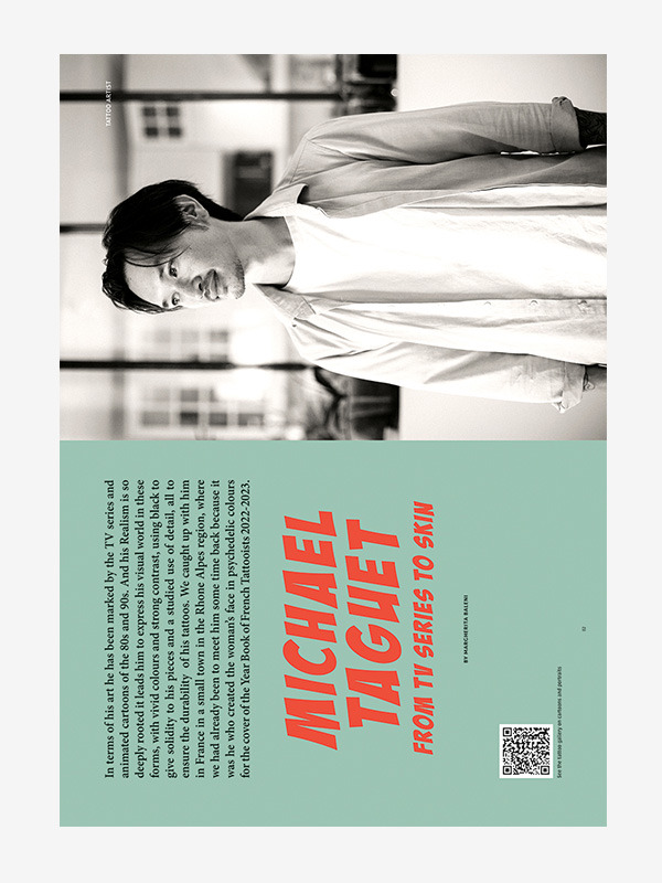 Michael Taguet, Digital Tattoo Life Magazine 144 (September-October 2023)