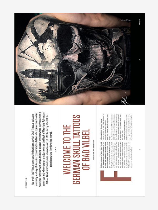 Visit the German tattoo shop Skull Tattoos Bad Vilbel, Tattoo Life Magazine Digital 146