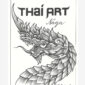 Thai Art Naga by Pui